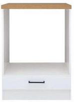 Black Red White Kitchen Bottom Cabinet Junona Line DPK/60/82 White/Sonoma Oak