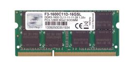 ddr3 16gb - G.SKILL SL 16GB 1600MHz CL11 DDR3 SO-DIMM Kit Of 2 F3-1600C11D-16GSL - 3 nuotrauka