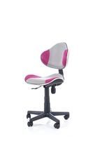 office chair - Signal Meble Q-G2 Office Chair Pink/Gray - 6 nuotrauka