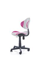office chair - Signal Meble Q-G2 Office Chair Pink/Gray - 7 nuotrauka