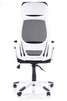 biuro kedes ermitazas - Signal Meble Q-409 Black/White - 11 nuotrauka