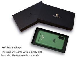 iphone xs max deklas - Vix&Fox Card Slot Back Shell For Apple iPhone XS Max Green - 6 nuotrauka