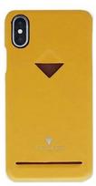 Vix&Fox Card Slot Back Shell For Apple iPhone X/XS Yellow