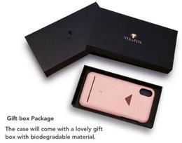 iphone xs max deklas - Vix&Fox Card Slot Back Shell For Apple iPhone XS Max Pink - 6 nuotrauka