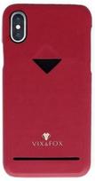 Vix&Fox Card Slot Back Shell For Apple iPhone X/XS Red