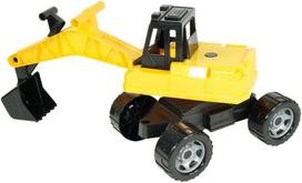 modeliukai traktoriai - Lena Maxi Excavator Yellow 2047 - 6 nuotrauka