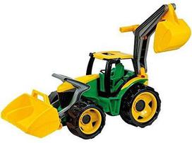 Lena Maxi Tractor With Front Loader & Shovel Green 2080