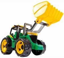 modeliukai traktoriai - Lena Maxi Tractor With Front Loader & Shovel Green 2080 - 3 nuotrauka