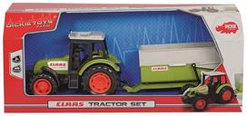 modeliukai traktoriai - Dickie Toys Claas Tractor With Trailer 203736004 - 2 nuotrauka