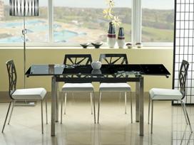 ermitazas stalai - Signal Meble Table GD-017 Black - 2 nuotrauka