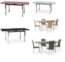 ermitazas stalai - Signal Meble Table GD-017 Black - 4 nuotrauka