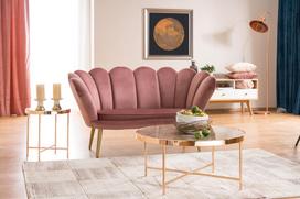 rudas valgomasis stalas - Signal Meble Table Lawa Gina B Black/Copperwym - 3 nuotrauka