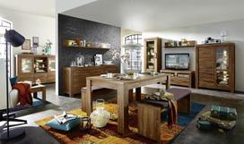 staliukas oak - Black Red White Brussel/Gent Extendable Table 160/200/240cm Stirling Oak - 7 nuotrauka