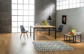 2 ju kavos staliuku komplektas - Signal Meble Largo Duo Table Set Oak - 3 nuotrauka