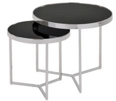 Signal Meble Delia II Coffee Table Set Black