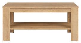 Black Red White Bistro Coffee Table Riviera Oak