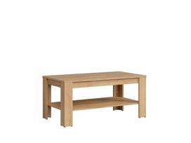 bistro staliukas - Black Red White Bistro Coffee Table Riviera Oak - 2 nuotrauka