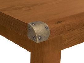 kavos spintele - Black Red White Indiana Coffee Table Brown - 3 nuotrauka
