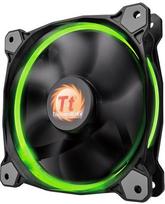 fan case - Thermaltake Riing 12 LED RGB Case Fan Black 3-Pack CL-F042-PL12SW-B - 3 nuotrauka