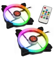 140mm ventiliatoriai - Raijintek IRIS 14 Rainbow RGB LED - 1 nuotrauka