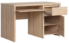 d1s - Black Red White Kaspian Desk BIU1D1S - 3 nuotrauka