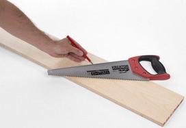pjuklas 400mm - Kreator KRT801001 Hand Saw 7TPI 400mm - 3 nuotrauka