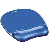 mouse pad gel - Fellowes Gel Crystal Blue Wrist Rest 9114120 - 3 nuotrauka