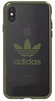 Adidas OR Clear Back Case For Apple iPhone X/XS Green