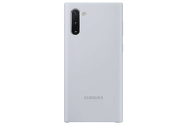 samsung note 10 dekliukas - Samsung Silicone Back Case For Samsung Galaxy Note 10 Silver - 3 nuotrauka
