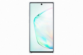 samsung note 10 dekliukas - Samsung Silicone Back Case For Samsung Galaxy Note 10 Silver - 4 nuotrauka