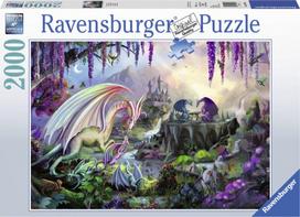 puzzle 2000 - Ravensburger Puzzle Dragon Valley 2000pcs 167074 - 1 nuotrauka
