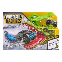 garazas metali - METAL MACHINES trasos rinkinys su automobiliu Crocodile, 1 serija, 6718 - 3 nuotrauka