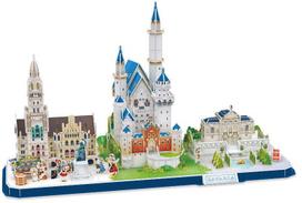 cubicfun 3d puzzle - CubicFun City Line Bavaria 3D 178pcs MC267H - 2 nuotrauka