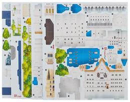 cubicfun 3d puzzle - CubicFun City Line Bavaria 3D 178pcs MC267H - 4 nuotrauka
