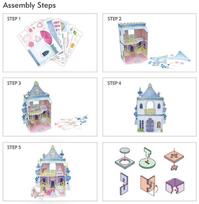 cubicfun 3d puzzle - CubicFun Fairytale Castle Dollhouse 3D 81pcs - 7 nuotrauka
