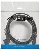 c5 kabelis - Lanberg Cable IEC320 C5 / Schuko 3m Black - 4 nuotrauka