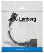 iec c14 - Lanberg Adapter IEC C14 / Schuko 0.2m Black - 4 nuotrauka
