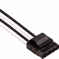 corsair laidai - Corsair Premium Individually Sleeved PSU Cables Pro Kit Type 4 Gen 4 White/Black - 3 nuotrauka