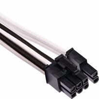 corsair laidai - Corsair Premium Individually Sleeved PSU Cables Pro Kit Type 4 Gen 4 White/Black - 5 nuotrauka