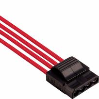 corsair psu - Corsair Premium Individually Sleeved PSU Cables Pro Kit Type 4 Gen 4 Red - 3 nuotrauka
