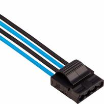 corsair psu - Corsair Premium Individually Sleeved PSU Cables Pro Kit Type 4 Gen 4 Black/Blue - 3 nuotrauka