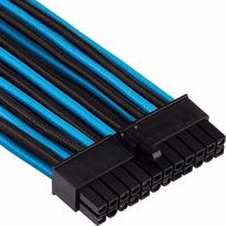 corsair psu - Corsair Premium Individually Sleeved PSU Cables Pro Kit Type 4 Gen 4 Black/Blue - 7 nuotrauka