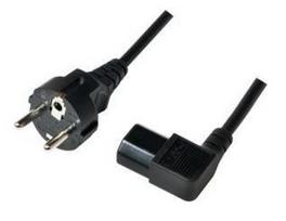 c13 power kabelis - LogiLink Cable Schuko to IEC C13 Black 3m - 2 nuotrauka