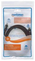 type c to type c laidas 2m - Manhattan USB 3.1 Gen1 Type-C To Type-C Cable Black 2m - 5 nuotrauka