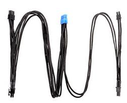 pcie laidas - SilverStone Modular Power Supply Cable 2x6+2 PCIe 0.55m - 5 nuotrauka