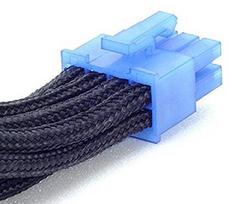 pcie laidas - SilverStone Modular Power Supply Cable 2x6+2 PCIe 0.55m - 7 nuotrauka