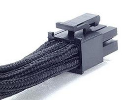 pcie laidas - SilverStone Modular Power Supply Cable 2x6+2 PCIe 0.55m - 8 nuotrauka