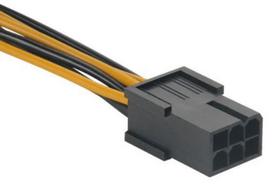 6 pin kabelis - Akasa Adapter ATX 8pin / PCI 6pin - 2 nuotrauka