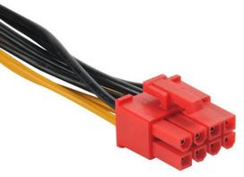 6 pin kabelis - Akasa Adapter ATX 8pin / PCI 6pin - 3 nuotrauka