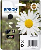 Epson 18 BK Ink cartridge, Juodas